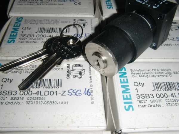 3SB3000-4LD01-SSG16 Schloss 0-I rastend SSG16